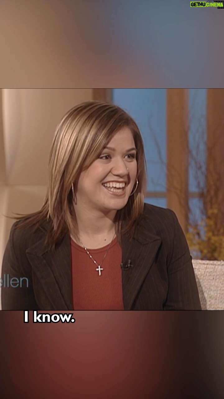 Ellen DeGeneres Instagram - The adorable and talented @KellyClarkson in season 1 of my show talking about her first grammy nomination!