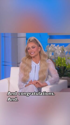 Ellen DeGeneres Instagram - Congratulations are in order for my friend @parishilton who is now a mom of two! I loved that she told me her baby’s name last year on my show.