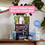 Ellen DeGeneres Instagram - I hope you were able to take some time and enjoy the things you’re thankful for this week. As always, I’m thankful for all of you. Another thing I’m thankful for is not having to go to the mall for holiday shopping. I thought you might feel the same, so I’m bringing you my biggest sale of the year. You can join one or all of my clubs and get 50% off your first delivery! Have you seen the BE KIND box this winter? It’s 12 Days themed! It’s worth over $600 and has the opportunity to win a trip to Miraval and is on sale for just $27.50! Get it while they last at ellenshop.com.