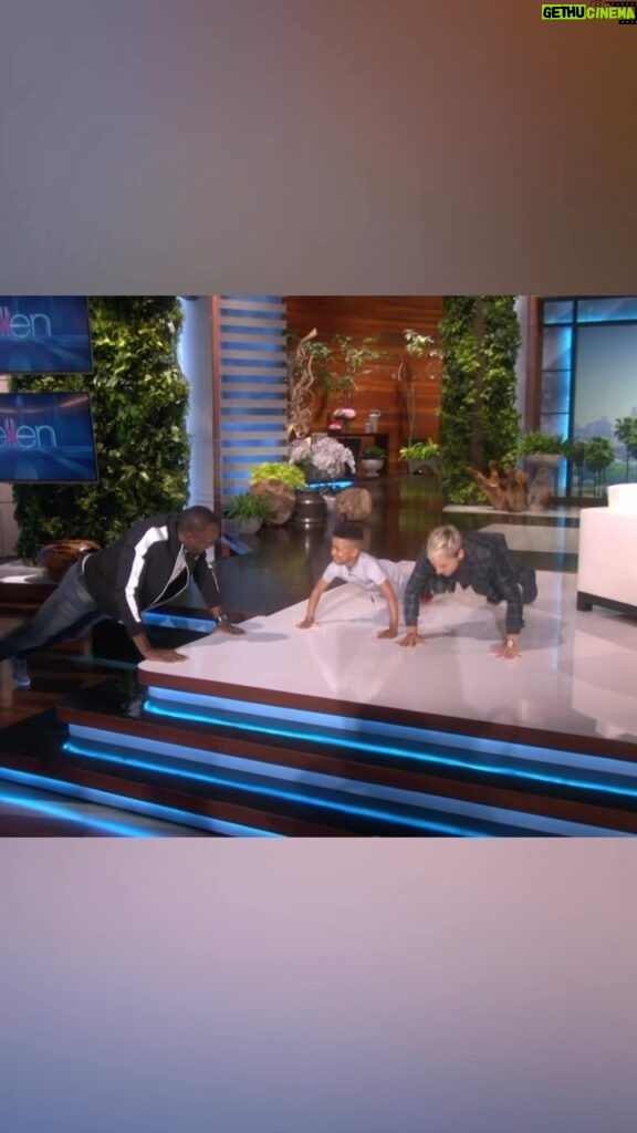 Ellen DeGeneres Instagram - I’ll never forget when Demarjay’s young Jamaican training video went viral… I loved it so much I surprised him with his hero @UsainBolt. #ViralMomentTBT