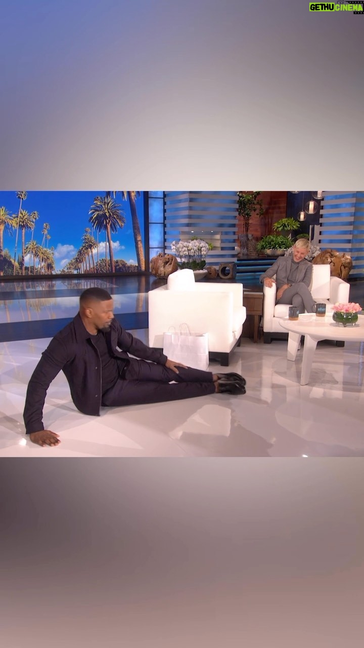 Ellen DeGeneres Instagram - Watching this just reminds me how much I love @iamjamiefoxx