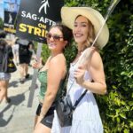Ellen Hancock Instagram - A successful day with friends stickin it to the man 🥰💗💪🏻 @sagaftra #unionstrong