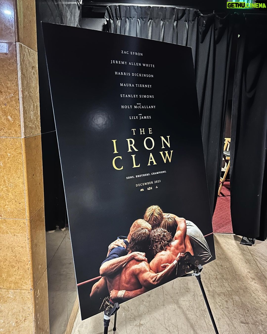 Ellen Hancock - 629 Likes - Tried not to ruin my mascara at a screening for @ironclawmovie IT WAS VERY HARD π₯Ήπβ¨ Extra layer of special-ness seeing it with my wrestling world bestie @stellakae444 β’ #ironclaw #ironclawmovie #a24 #a24films @zacefron @jeremyallenwhitefinally @holtmccallany @a24