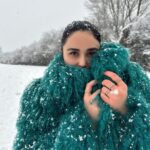 Ema Fajnorová Instagram - zimná uniforma v petrolejovej ❄️ *strihaná mongolská ovca @foxy_furs