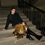 Ema Fajnorová Instagram - fusion of 60's & vintage Chanel, wraped in gold 💰