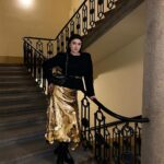 Ema Fajnorová Instagram - fusion of 60's & vintage Chanel, wraped in gold 💰