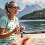 Emelie Forsberg Instagram - Fueling 🍫 during a race, how to get enough energy? I make a plan for what to consume during a race, then underway I adapt or change if I feel I need to. For Eiger wich was 6 hours I managed around 70 g carbs/ hour and for this race it was ok. Here it was more important to not get to warm, to drink enough water and sportsdrink. I was drinking @moonvalley.me apple and black currant sportsdrink aswell as water. And eating gels and also a moonvalley 🍫 I often train with energy so the body get use to it too. Tell me! As I co founder of Moonvalley and totally passionated energybar/good nutrtion freak I'm curious; what is your favourite? Do you think organic and natural ingredients are important or are you looking only to the makro/mikro nutrients, or something else?