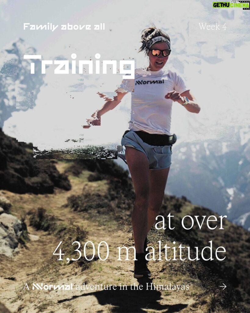 Emelie Forsberg Instagram - More than three weeks have gone by since we arrived at the Himalayas, and it really feels like home. The acclimation to altitude has allowed us to train and explore some amazing trails here. Are you wondering how it feels to train at over 4.300 m? Learn more about this adventure in the link in bio #NNormal #YourPathNoTrace 📸 @julien_rai