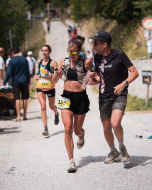 Emelie Forsberg Instagram - @sierrezinal_officiel thank you for a spectacular and legendary race, 50 years 🥳!

With my own race I can only say that I'm very disappointed. I couldn't run due to overheating feeling. Constantly stopped putting my head in rivers but the temperature didn't decrease. I was jogging but the system worked 💯.

But! Everything have two or more sides, and despite a bad feeling, I was happy to experience this race, and to meet so many along the corse. Bravo a tous!
Another positive thing is that my legs are fresh and ready to train for CCC 😆

Also very happy to know that heat is really my weakness. We have been doing different tests with @nnormal_official and what I can improve most is with heat training!
More info about this will come, as it's very interesting!
Thank you team for your support ❤️
📸 1,2,3  @nickmdanielson 
4; @martiskka @goldentrailseries