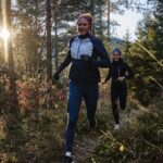 Emelie Forsberg Instagram - The snow is still only on the summits but it's very pretty conditions for running, at least on smaller summits and valleys. After the season break it felt hard to get back into a good training rhytm but some weeks where I just dug the head down and did the work, I finally start to feel that good flow! How is your autumn so far? ❤️ Ohh also trying out something on it's way @nnormal_official ⭐️ 📸 @smamaj And for those who wonder about my next race; the Norwegian cup in skimo in 3 weeks!