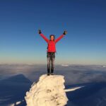 Emelie Forsberg Instagram - Happy international mountain day 🏔️❤️! I'm also turning one year older, but still feel the same age as on this photo 😉 ❤️ Feeling very grateful for life, family, friends and all of you on this platform 😘