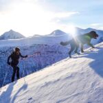 Emelie Forsberg Instagram - On wednsday 30 august ( during the UTMB week)I will join @corosglobal for a live session where we will talk about training during and after pregnancy. I'm very happy to talk about this subject and beautiful but challenging journey it can be. I still often get questions about it- and I'm sorry if I have not replied on dm's. But please- ask ahead ⬇️ 📸 1,2 @kilianjornet ( photo 2 hiking/jogging during second trimester in the Himalayas 😊 3 📸 @maxromey skiing at home in the late 3 trimester.