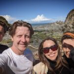 Emilia Clarke Instagram - Finally 14 years later and we have a photo we’re all happy with... these spectacular humans are responsible for my daily happiness and I know for sure I’d be hiding in a bin somewhere if it weren’t for them.. here’s to lockdown easing one sunny day at a time #😎 #❤️ #hugafriendtoday #🥳