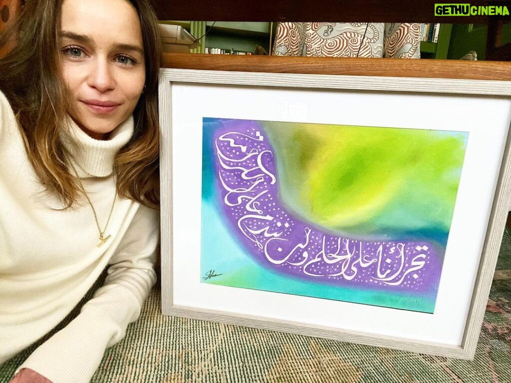Emilia Clarke Instagram - It has been 10 years since the Syrian people took a stand for freedom and dignity. I have seen the film FOR SAMA and I stand with Waad, her family and the millions of Syrians fighting for peace and dignity. Head to actionforsama.com to show your support too. #wedaredtodream #forwaad #❤