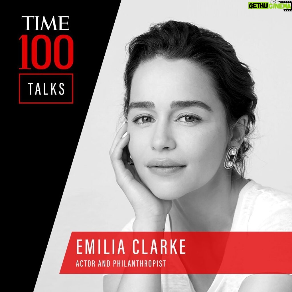 Emilia Clarke Instagram - I had the great honour of sitting down with @time to discuss... well.. 2020. I offer some of my opinions on a number of topics, from @sameyouorg and our incredible health services to the sometimes painful idea of hope. spoiler alert: I’m an optimist. Link in the bio to watch that chat! #igothope #🚀 #thankyoutimeforyourtime