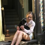 Emilia Clarke Instagram - My vain attempts to master an idyllic ted photo op… saliva means love in our relationship 😂🥰😎 #apparentlymynosetastesgooood #tedofmylifeforlife #❤️ #🐶