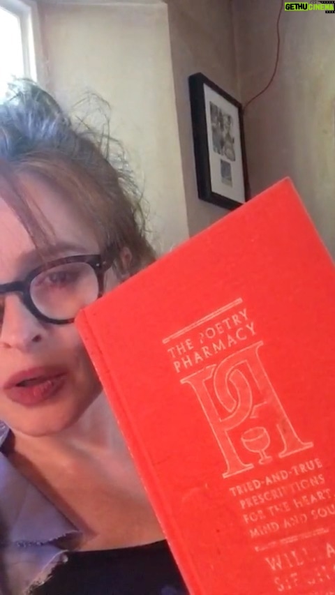 Emilia Clarke Instagram - The heaven sent Helena Bonham Carter has gifted us a glorious rendition of ‘Wild Geese’ by Mary Oliver. Her charity is the Camden Psychotherapy Unit (CPU) a brilliant organisation that helps those who can’t afford therapy the ability to heal. In @thepoetrypharmacy this poem falls under Self Recrimination. Here’s the prescription as it reads in the book: There’s something about nature in poetry that always seems to speak to people. The natural world brings with it an extraordinary sense of vigour and renewal one which, in turn, provides the perfect springboard for rethinking our own problems and difficulties. There’s no worry so great that it can’t be made small by the sweep of wild geese across an endless sky. The scale of such images helps us to escape from the constrained- and often urban- emotional patterns in which we can so easily become stuck. They prompt us to say to ourselves: ‘I can. I can overcome.’ In its seventeen lines, Mary Oliver’s ‘Wild Geese’ communicates a wonderful and quietly radical idea: that we might treat the soft animals of our bodies with kindness. Allow yourself to love what you love- not only whom, you’ll notice, but what. Feeling needn’t always be help in check by rationality, especially when so many of our desires and compulsions relate to the animal in us. Rather than fight it, we should celebrate and nurture our animal self: so much stupider than us in some ways, and let, in other ways, so much wiser. The attempt to civilise ourselves is often our greatest source of pain. Imagine a life in which we did not have to repent an undignified desire, or a so-called ;sinful’, ‘bestial’ or ’savage’ thought. Oliver tells us that there is no need for the self-flagellation that seems part and parcel of being a person, of being good. There is a small, wide-eyed animal within each of us that doesn’t understand why we keep kicking it. All we need to do to overcome is to treat ourselves like a loyal pet: with love, forgiveness and understanding. Thank you thank you Helena!! ❤️🙏🏻❤️🙏🏻❤️🙏🏻❤️🙏🏻❤️🙏🏻❤️ https://donate.justgiving.com/donation-amount?uri=aHR0cHM6Ly9kb25hdGUtYXBpLmp1c3RnaXZpbmcuY29tL2FwaS9kb25hdGlvbnMvOWQ0ZTYzYTk2OGY1NDQ5ZjlmO