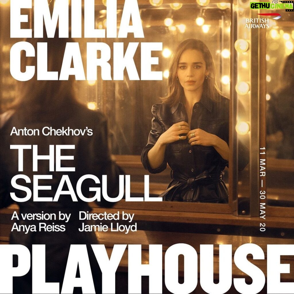 Emilia Clarke Instagram - Yahoo! She’s gonna be treading them boards at the Playhouse Theatre in London 11th March- 30th May 2020!! The one the only the brilliant @jamielloydco will be directing this beauty of a play, and I actually CANNOT.WAIT. If you like the sound of this then lucky for you tickets are on sale now....;) @jamielloydco @jamielloyd @anya_reiss @playhousetheatrelondon #2020youlookinggoodalready #atlastshegetstoplay #❤️ #🏆 #🍾 http://thejamielloydcompany.com