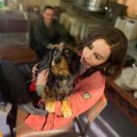 Emilia Clarke Instagram – My boy looks like an angel, but in his desperate need to be on camera, he nearly destroyed a set.
And then shat on it. 😇

#yesadogisthelasthinganADwantstoseeontheirset 
#sorryfortheovertimelads 
#unconditionalloveispickingupdogpoooncamera @marvelstudios