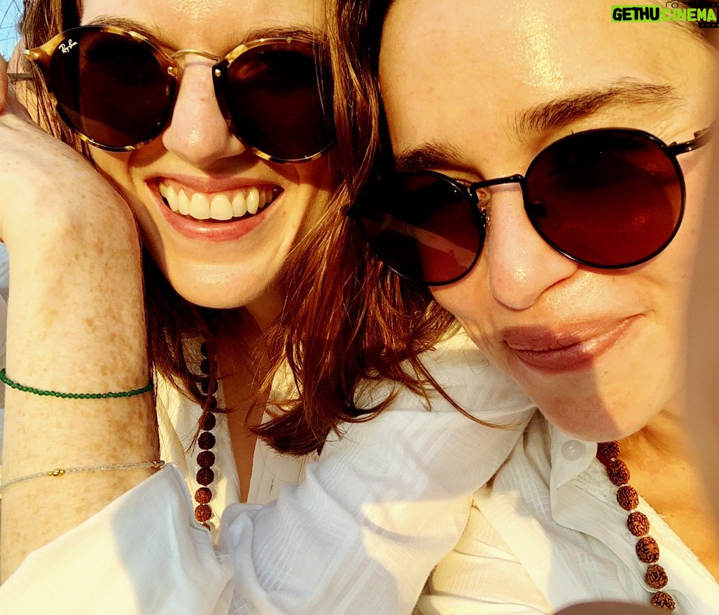 Emilia Clarke - 2.2 Million Likes - NAMASKAR India. 🙏🏻🙌✌️
NAMASKAR #anandaspahimalayas this is NOT an ad, this is just two gals buzzed off our faces on India, peace, being robbed blind by monkeys, (we hardly put up a fight) the best two books I’ve read in years (#theoverstory should be mandatory reading the world over), yoga, spice, mamma earth and figuring out that all you’re ever looking for can be found within. Corny as hell but my god is it true. #breathebabyandletthemadnessmeltaway
#brainalteringjoy #roselesliehasmyheartandsoulwrappedupinhers #DONTFORGETTHELOVEPEOPLE!
#bollocksdoesthatmeanitstimetoworknow? #🙌 #✌️ #🐒 #saltwaterbook #AMUSTREAD! @itbeginswiththebody