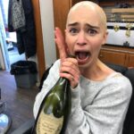 Emilia Clarke Instagram – This is what it took not only to shoot ep5…but to watch it too! 
#🤯 @gameofthrones @hbo 
#soshockingitblewmywigoff #😳 #🤢