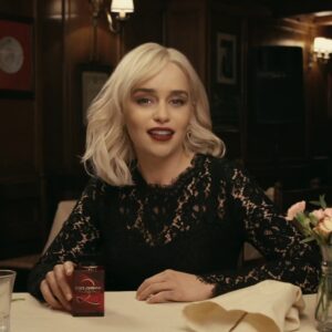 Emilia Clarke Instagram - HAPPY MAMMA (of dragons) DAY!!! This is me pretending to be Italian, and blonde. 
To all the mothers and daughters and sons (and people who like smelling good) I hope you find some love to give and some love to receive this fine day. 
And to the dragon mammas?! May you find your fyre and walk through it unscathed. 
@dgbeauty #DGbeauty #DGTheOnlyOne2
#SheIsTheOnlyOne
#mammasforlyfenotjustformammasday 
#love #❤️