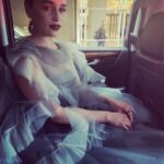 Emilia Clarke Instagram - Well THAT was a like a dream floating on a cloud of goodbyes. But hellos to the very last and VERY BEST season yet! 🔥🔥🔥 These women gave me the true fire to walk out on and are my hero’s for LYFE! (Yes I’m wearing Targaryen colours) 🏆 @jennychohair @kateleemakeup @petraflannery @georgialouisesk @MATT ativepr made me feel like a Khaleesi AND a queen 👑 🏅oh and these threads and bling were @maisonvalentino @taffinjewelry couldn’t have asked for a more perfect ensemble to take my dragon mamma touché to spoiler town episode one.... @gameofthrones @hbo #forthethrone #forlyfe #forgodssakeletswatcheveryepisodenow #🔥 #👌 #🙌