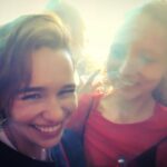 Emilia Clarke Instagram - Proving that your thirties are made for clubbing till dawn. @imogen_f_lloyd you will always have my heart and my dancing shoes for LYFE! #❤️ #bffs #longtimelove #coffeepatronanditson #🏆