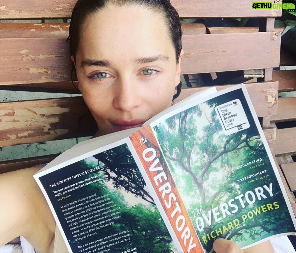 Emilia Clarke Instagram - NAMASKAR India. 🙏🏻🙌✌️ NAMASKAR #anandaspahimalayas this is NOT an ad, this is just two gals buzzed off our faces on India, peace, being robbed blind by monkeys, (we hardly put up a fight) the best two books I’ve read in years (#theoverstory should be mandatory reading the world over), yoga, spice, mamma earth and figuring out that all you’re ever looking for can be found within. Corny as hell but my god is it true. #breathebabyandletthemadnessmeltaway #brainalteringjoy #roselesliehasmyheartandsoulwrappedupinhers #DONTFORGETTHELOVEPEOPLE! #bollocksdoesthatmeanitstimetoworknow? #🙌 #✌️ #🐒 #saltwaterbook #AMUSTREAD! @itbeginswiththebody