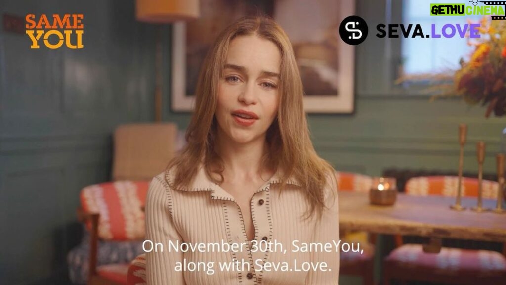 Emilia Clarke Instagram - Heyyyohhhhhhh ok my loves, the lights of my life, here’s some more info on this NFT for good! (This essentially means we’re making a piece of digital art AND the real thing to raise money for my charity @sameyouorg to make brain injury recovery accessible to all who need it, which, spoiler alert, IS A LOT OF PEOPLE). SameYou and I are enormously grateful to Poonacha Machaiah and his team at Seva.Love Metaverse for Good, supporting brain injury survivors and their need for increased mental health recovery and rehabilitation. What a lovely bunch of humans. Just one week away – and we couldn’t be more excited! Stay tuned for more info!!! #meta.seva #sevalove #sameyou #braininjury #NFTdrops #NFTartists #NFTCommunity #NFTforGood #NFTnftcollector #digitalart #design #Metaverse @meta.seva @DeepakChopra @Poonacha @sameyouorg @subnationgg @stevensebring @dreamviewinc @pholiostudio