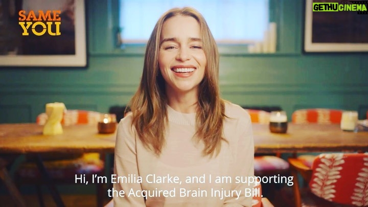 Emilia Clarke Instagram - I know this might not be the IRL fun stuff of the festive season on my page right now BUTβ¦ this.is.important. Brain Injury affects one in three of us, π so for them, and for me, please watch and share!! Over a million people in the UK live with the consequences of traumatic brain injury. Please join me in supporting @rhonddabryant and his Private Members' Bill calling for a comprehensive strategy to be implemented in order to meet the needs of adults and children with an acquired brain injury. We need to ensure that as many MPs as possible formally support the bill. This will give it the greatest chance of moving to the next stage and becoming legislation. THANK YOU ππ» β€οΈπͺπ» #iBacktheABIBill @UKABIF @SameYou #BrainInjury #ABI #sharetheloveinyou #ππ»