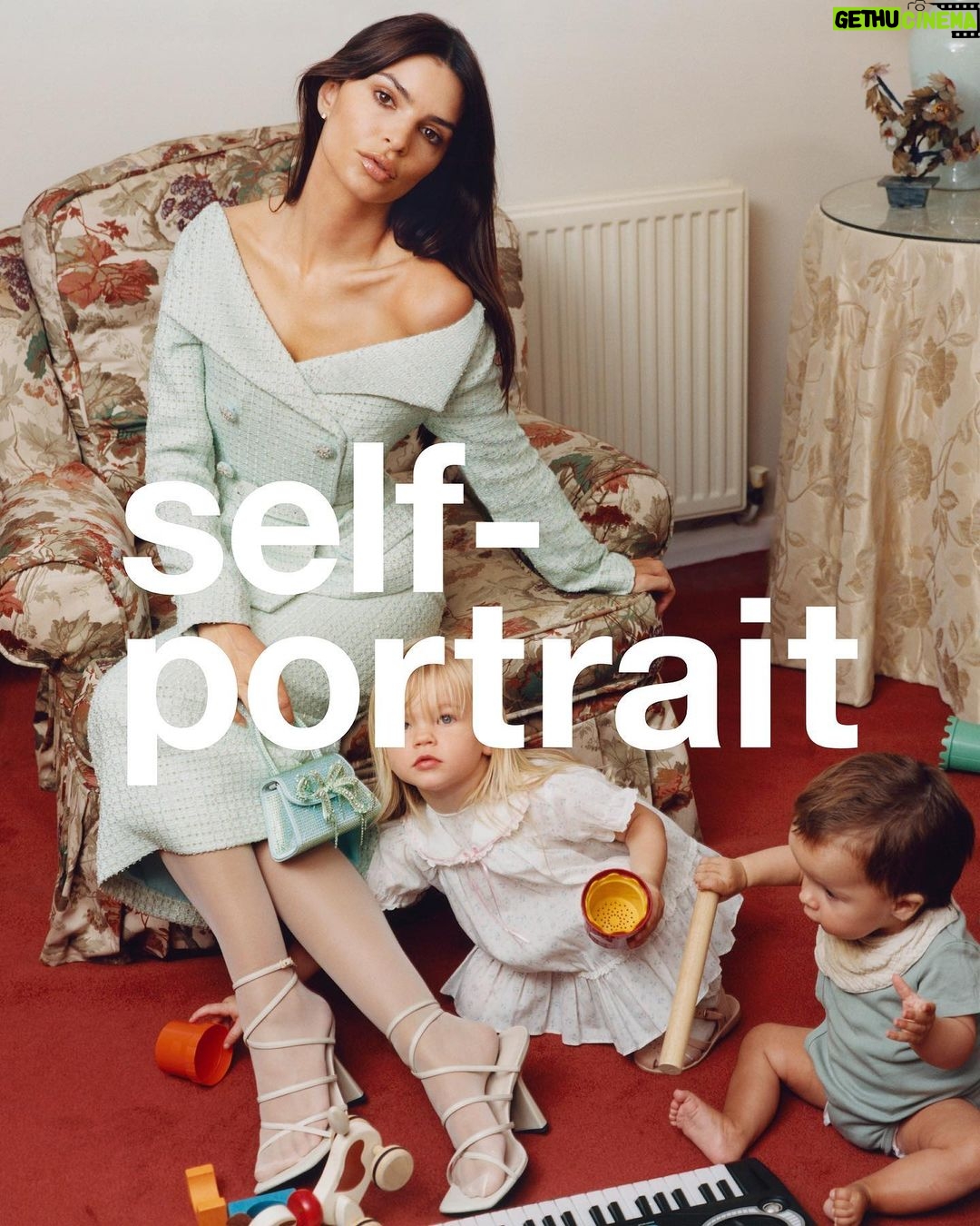 Emily Ratajkowski Instagram - AT HOME with @mrselfportrait by the incredible @nickwaplington