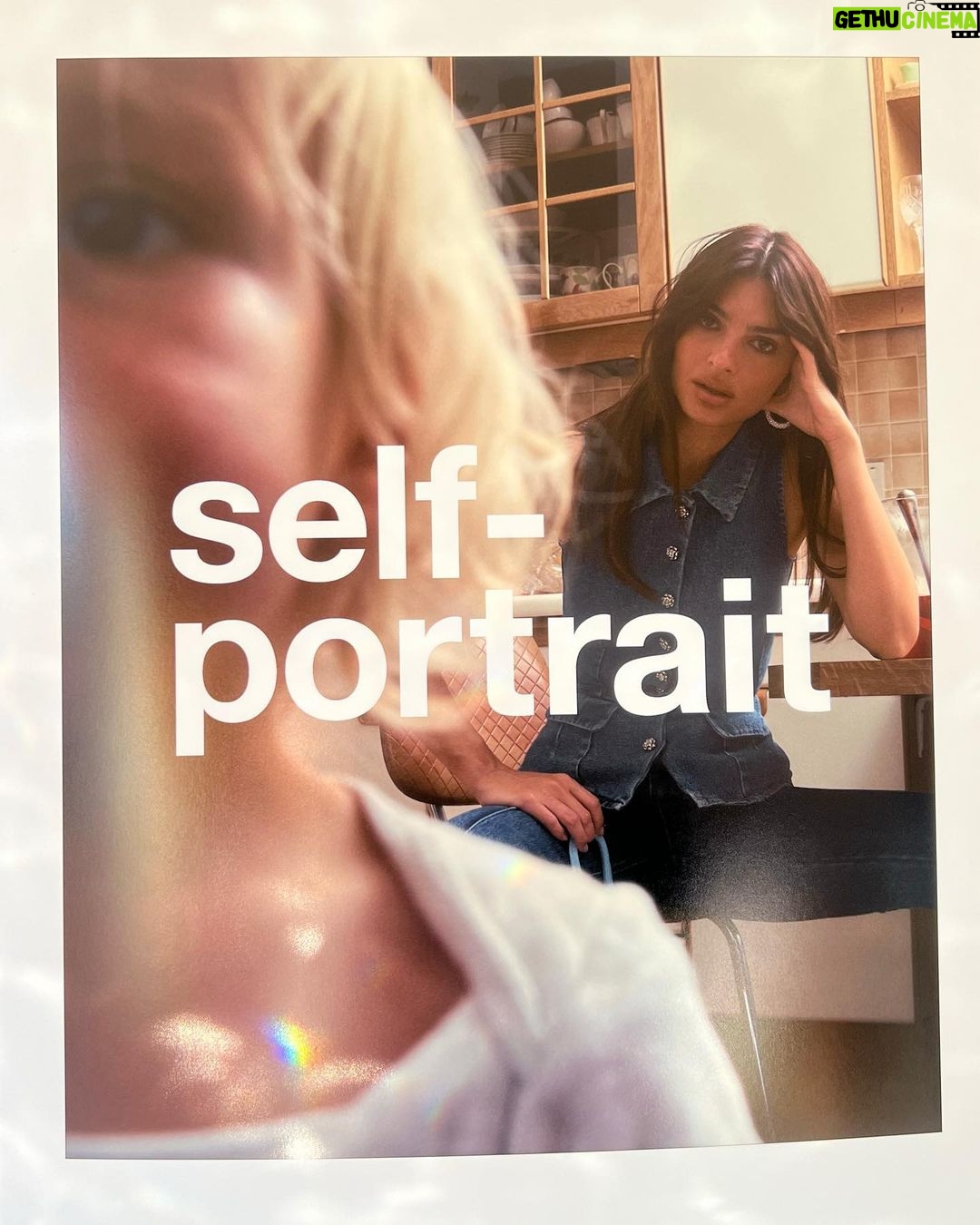 Emily Ratajkowski Instagram - AT HOME with @mrselfportrait by the incredible @nickwaplington