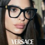 Emily Ratajkowski Instagram - @versace SS23 💜 only available @lenscrafters