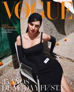 Emily Ratajkowski Instagram - Emily in Chinchón ❤️ Model, writer and podcaster @emrata travels to the picturesque town of Chinchón, in south-eastern Madrid, to celebrate @voguespain's 35th anniversary. The star of our #Vogue35 cover story embodies Mediterranean sensuality in an editorial that is pure fashion, party and tradition. {@emrata wears dress, bra, scarf and gloves, all from @dolcegabbana} 💌Vogue Spain's May issue will be on sale from April 25 {Read the full interview via the link in @voguespain bio} La modelo, escritora y podcaster @emrata viaja al pintoresco pueblo de Chinchón, al sureste de Madrid, para celebrar el 35 aniversario de @voguespain. La protagonista de la portada de #Vogue35 encarna la sensualidad mediterránea en un editorial que es pura moda, fiesta y tradición. {@emrata lleva vestido, sujetador, pañuelo y guantes, todo de @dolcegabbana} 💌El número de mayo de Vogue España se pone a la venta el martes 25 de abril {Puedes leer la entrevista completa pinchando en el link de la bio de Vogue España} ▪Photography: @brett_lloyd ▪Stylist: @laetitiagimenez ▪Head of Content: @ineslorenzo ▪Global creative direction: @juancp ▪Interview: @eva_blanco_med ▪Make-up: @karinwesterlundd (Artlist Paris) for Glossier ▪Hair: @laurentphilippon (Bryant Artists) for Olaple ▪Nails: @lucerohurtadonails for O.P.I Spain ▪Atrezzo: @migsbento (CLM Ag ▪Photography assistants: @enricobrunetti and @_milanrodriguez_ ▪Digital art: @stefano_p_o_l_i ▪Retouching: @aly.studio ▪Stylist assistants: @juli.sartor and @diegosernah ▪Make-up assistant: @lucas.margarit ▪Hair assistant: @gorka.larcan ▪Set design assistant: @josefinamaiza ▪Male model: @st.chriiis (Soul Artist Management) ▪Production: @anotherartistsagency ▪Visual director: @elizabeth__yo ▪Casting: @mrsvoguester ▪Agradecimientos: Excelentísimo @ayuntamientochinchon, Parador de Chinchón, @mesoncuevasdelvino, @hotel_plazamayorchinchon, Apartamentos Plaza Chinchón y @florealeshop. Chinchón, Madrid, España