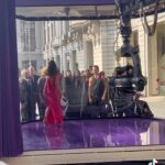 Emily Ratajkowski Instagram - The most special part of this shoot was having Sly on set with me💜 @versace SS23