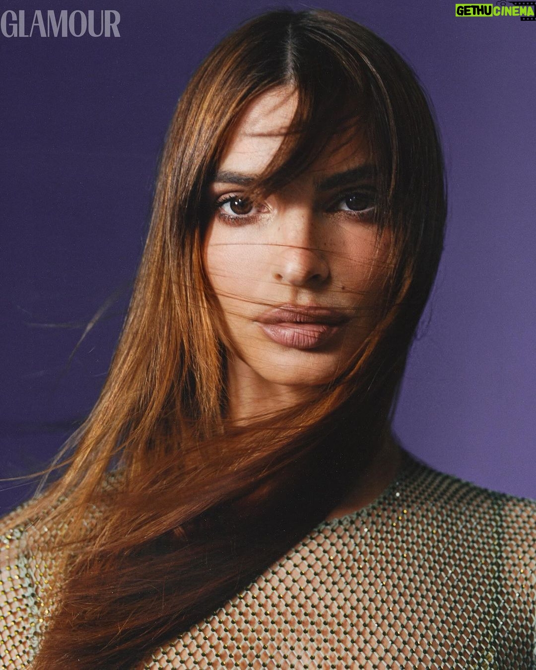 Emily Ratajkowski Instagram - thank you @glamouruk 💞 by @agataserge