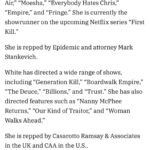 Emily Rose Instagram - FINALLY! To say we have been waiting to tell everyone about this is an understatement. This show has been the seed of an idea in my dear friend @jillmurraynorth s mind for years. One day at a comic-con hotel restaurant in Belfast, we sat and ate. She caught me up on what she was up to, and casually mentioned this show that she had been thinking about. Long story I can share another time, but back in the states she showed me all of her research and I was hooked. I was hooked on Jackie Cochran, I was hooked on these Black and white photos that stared back at me, saying tell our story! “We are moms, we are girlfriends, we are teenagers, we are woman…. we are PILOTS, and we want to bring our men back home from war.” Jill & I, with help from my wonderful managment team, formed a pitch, rehearsed the brains out of it, worked with some other wonderful collaborators, and had the wonderful opportunity to tell Renee Z about it — and she was hooked as well. We have been working on this show, before Mercy was even a thought, and finally today — we get to officially say it’s in development at Peacock. I’ve always loved collaborating, sometimes to the frustration of my producers :) But now I know why. Because I love to create. And I can’t wait to bring these ladies and their stories to life, with such an incredible, talented group of women. @feliciadhen1 #susannawhite @big.pic.co @tolucapictures are all incredible! So much work behind us, and still so much to do - but it’s work I love doing. Thanks @jillmurraynorth for trusting me to partner with you on this. #herewego #theireyeswereonthestars