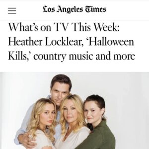 Emily Rose Instagram - DON’T SWEAT THE SMALL STUFF *OCTOBER 16th 8/7 c * @lifetimetv 

Such a pleasure to be asked to be a part of this project! 
There’s a lot of heavy things going on in the world right now, and a lot that deserves some sweat! 
However, I find myself allowing those topics, to make the little things-seem bigger. This movie came to me at the perfect time,  reminding me of how much I have to be grateful for, and how much fun working with great people is! 
*
What little things are you sweating lately that you need to let go of?
*
 I hope this movie inspires you and that you enjoy my silly faces in these photos (because I was having such a good time) can’t wait to hear what you think! Make sure to tune in and watch all the goodness that is these faces:
@heatherlocklear @jasonmacdonaldofficial @natashabure 
@candacekirstin 
📷 @mattandrewsphoto 
#ellenpressman
