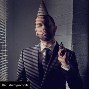 Eminem Instagram - #Repost @shadyrecords
・・・
“'Till the day that I drop you'll never say that I'm not killing 'em” Happy 50TH bday @eminem!! 🎉