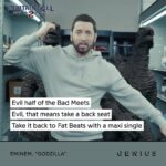 Eminem Instagram - we went through the genius data to pull some quotables from the top 3 most popular @eminem songs on #CurtainCall2 share your favorite #CurtainCall2 genius lyric card using the hashtags #CurtainCall2 and #Entry and you might just get a repost and a prize from eminem himself 👀 link in bio for details
