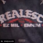 Eminem Instagram - #Repost @shadyrecords ・・・ #REALEST in the business!! @ezmil x @eminem collab just launched in the new Shady store - link in bio