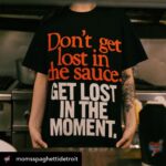 Eminem Instagram - #Repost @momsspaghettidetroit ・・・ In addition to leftovers from the vault – we got a FRESH drop of #MomsSpaghetti merch – launches today at #TheTrailer