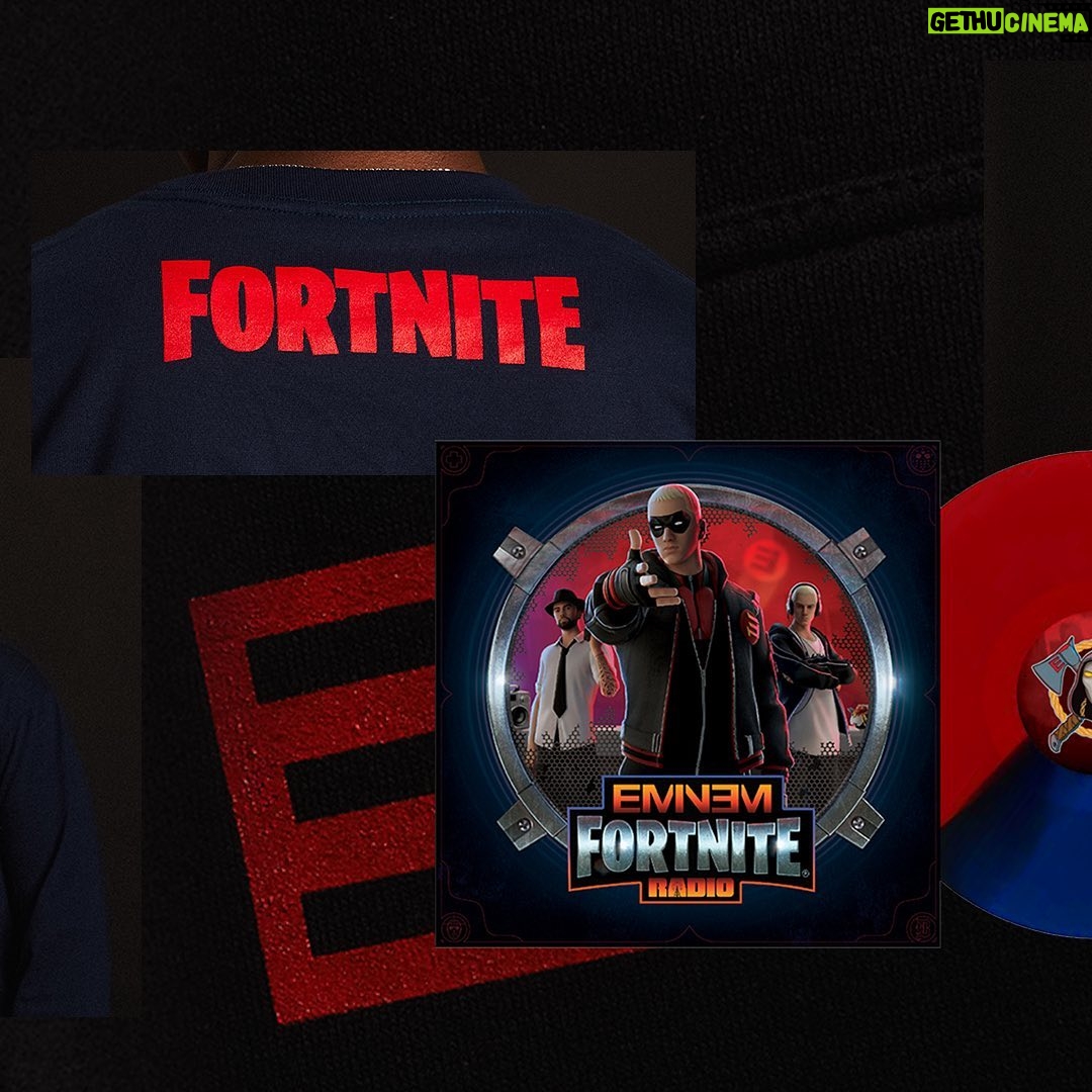 Eminem Instagram - “You signed me up to battle?!” 🎮👕💿 @fortnite collab vinyl + merch limited time only - link in bio