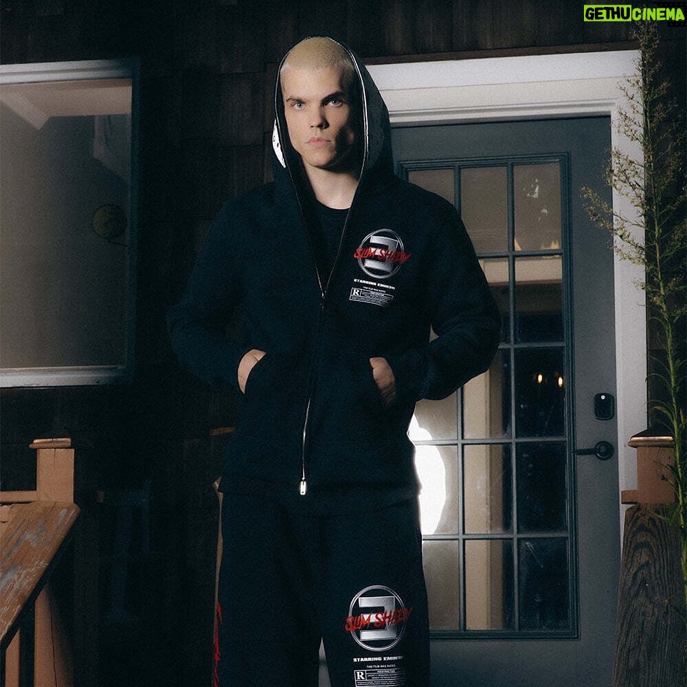 Eminem Instagram - "Chainsaw in hand, bloodstain on my apron/ Soon as the blade spun, vrrunn, they run away from" 😈 #ShadyRatedR collection- out now thru 11/1! Link in bio