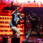 Eminem Instagram - Had 2 come out with @50cent last night… thanks 4 the love, Detroit! FINAL LAP TOUR!!! photo credit: Krewsade