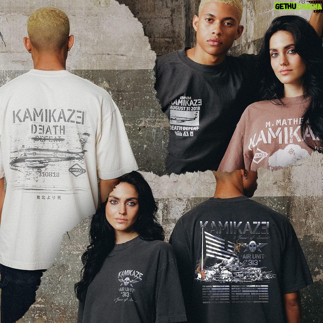 Eminem Instagram - ✈️ ✈️ ✈️ ✈️ ✈️ #KAMIKAZE5 Anniversary Capsule out now 💥 Link in bio