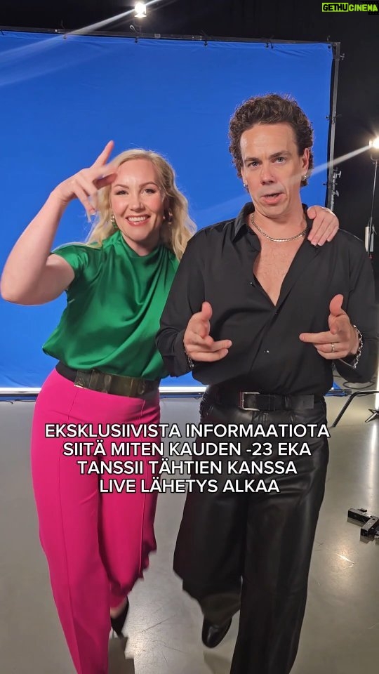 Emma Kimiläinen Instagram - A sneak peek into how we enter the stage on the first live show of the Dancing With The Stars 🇫🇮 . Kuka on kuka? @tanssiitahtienkanssa @mtv3suomi @mtvkatsomo #mtvttk #tanssiitähtienkanssa #ttk #mtv3suomi #mtvkatsomo