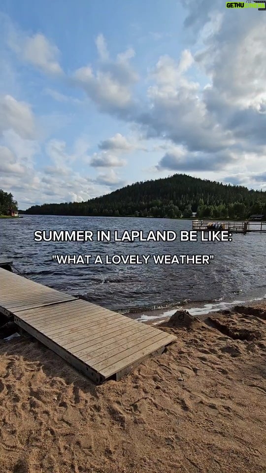 Emma Kimiläinen Instagram - The air is +21°C but the water is around 12°C 🥶 Quite refreshing though 😅 @levilapland #lapland #Finland #visitlapland #visitfinland #levilapland #Levi #summerinlapland Levi, Lappi, Finland