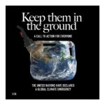 Emma Watson Instagram - #KEEPTHEMINTHEGROUND @fossilfueltreaty Dear friends, We are asking you to join us in signing a treaty to end the expansion of Fossil Fuels. The link to the treaty is in the bio. Please sign it. Please share it. Please read the slides provided that further explain what it is. And then hopefully, like us, get righteous about it. Get angry about it. Let it break your heart. Let it motivate you. Let it inspire you to action. Because what we are asking you to participate in is a non-partisan issue. It is in fact a universal issue. It is the loss of our home. It is the loss of our futures. There is no one person immune from this problem. It does however, affect everyone in different ways. It is unfortunately an issue that must be SYSTEMATICALLY changed, because those who are without resources cannot afford such a transition on their own. There is just only so much we can do individually. But what we can ALL do to help - is start here. Join us in adding your name to the treaty. Your voice is powerful. Our voice is powerful. “Our addiction to fossil fuels is pushing humanity to the brink. We face a stark choice: either we stop it - or it stops us. It’s time to say: enough." - UN Secretary General António Guterres “We are currently on track for at least a 2.7 C hotter world by the end of the century — and that’s only if countries meet all the pledges that they have made. Currently they are nowhere near doing that.” - Greta Thunberg "I hope you can appreciate that where I live, a 2 degree world means that a billion people will be affected by extreme heat stress. In a 2 degree celsius world - some places in the global south will regularly reach a wet bulb temperature of 35 degrees celsius and at that temp, the human body cannot cool itself by sweating... We don't believe you. We don't believe that banks will suddenly put trillions of dollars on the table for climate action, when rich countries have struggled since 2009 to raise the money for the world's most vulnerable countries.” - Vanessa Nakate